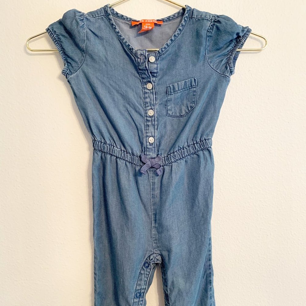 Joe Fresh Baby Jumpsuit Denim 12-18 Months